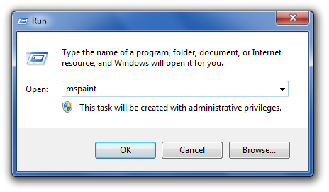 Run Commands in Windows 7 