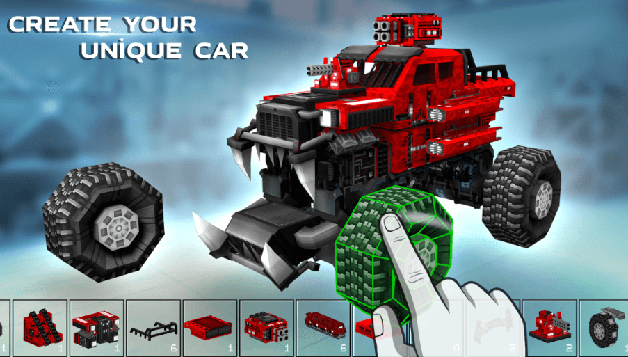 Blocky Cars MOD APK 8.4.0 (Unlimited Money) for Android