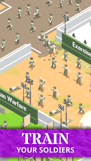 Idle Army Base v3.2.0 MOD APK (Unlimited Money, Stars)