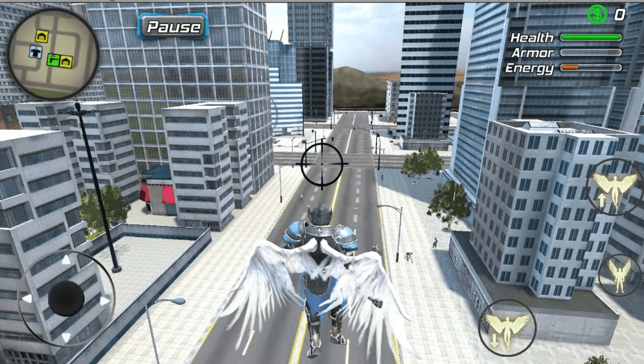 Crime Angel Superhero Mod Apk v1.1.9 (Money & Energy)