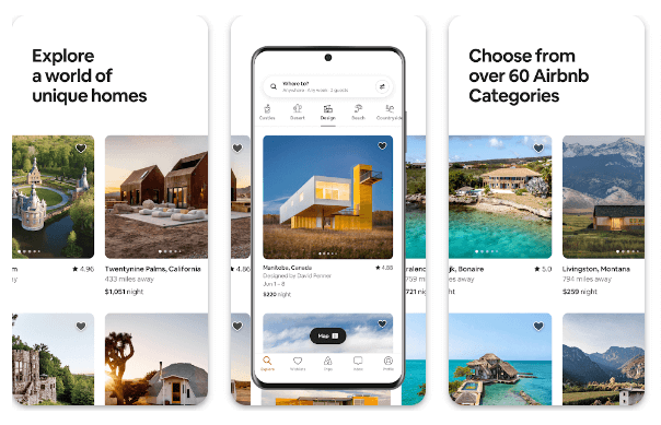 Airbnb- Top 10 Best Travel & Local Apps (Best Services)