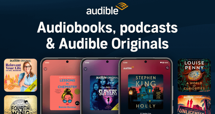 Audible- Top 10 Best Books-Reference Apps