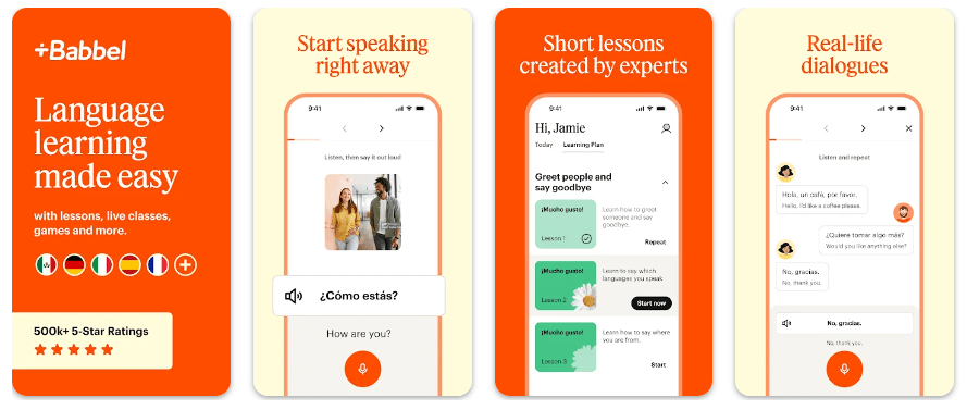 Babbel- Top 10 Best Language Learning Apps (Dictionary)