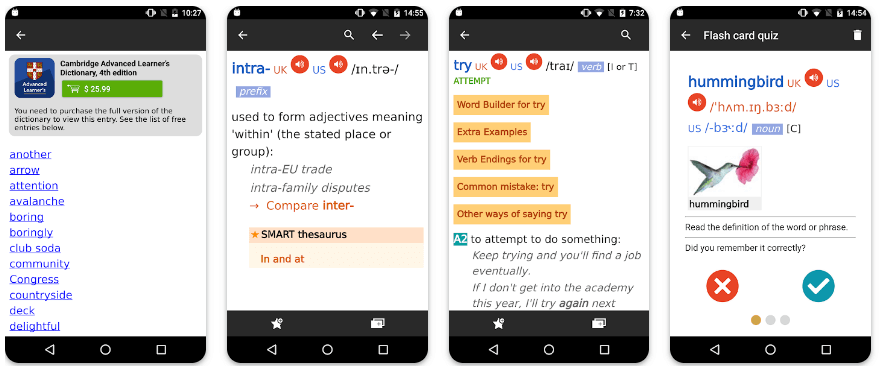 Cambridge English Dictionary- Top 10 Best Dictionary and Thesaurus Apps