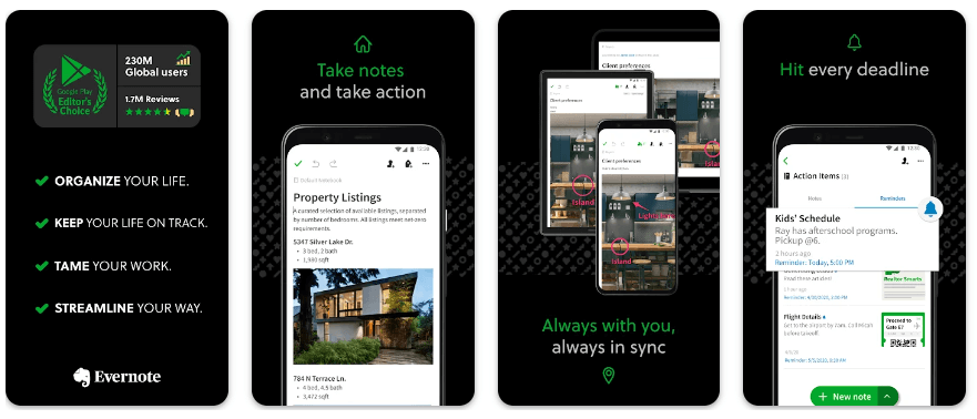 Evernote- Top 10 Best Productivity Apps