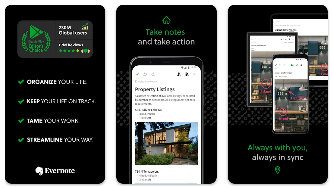 Evernote- Top 10 Best Business Apps (Most Popular) for Android