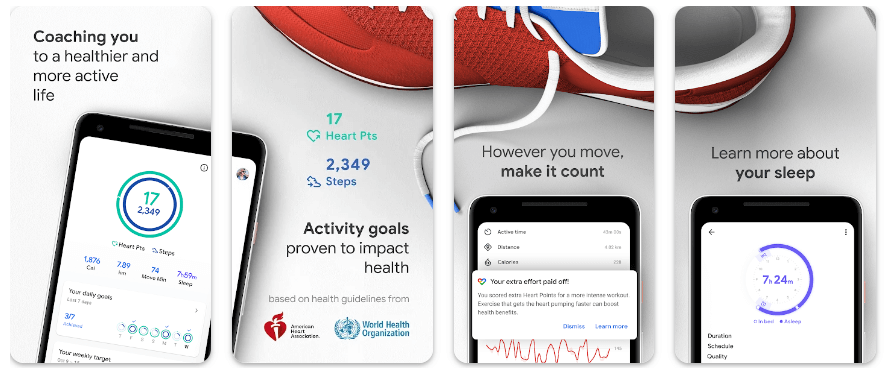 Google Fit: Health and Activity Tracking- Top 10 Best Lifestyle Apps (Most Quality) for Android 2024