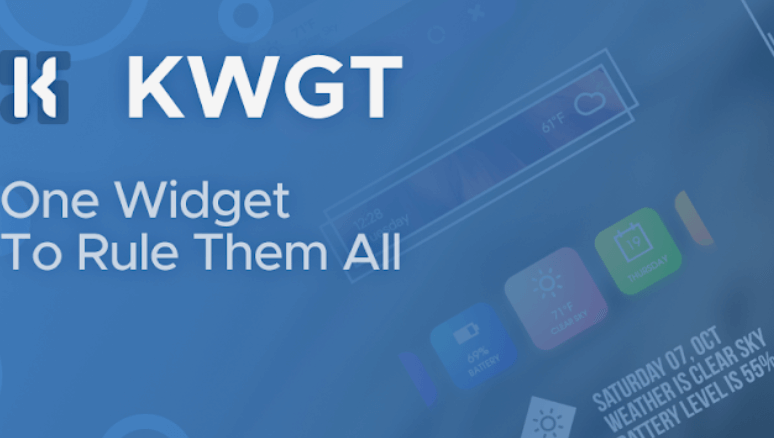 KWGT Kustom Widget Maker- Top 10 Best Personalization Apps