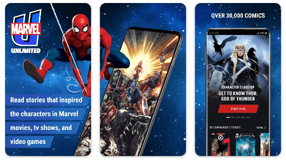 Marvel Unlimited- Top 10 Best Comics Apps