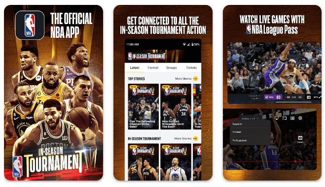 NBA: Live Games & Scores- Top 10 Best Sports Apps for Android