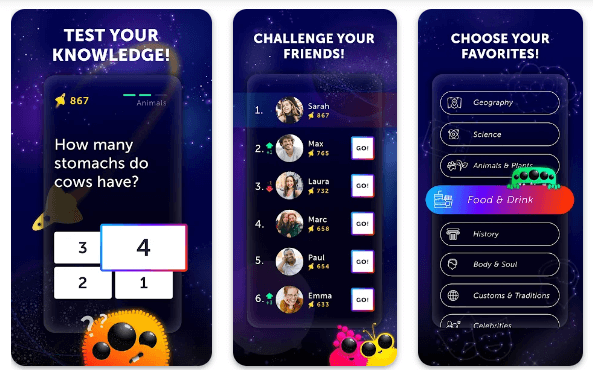 ProQuiz Galaxy Challenge- Top 10 Best Trivia Games with Unlimited Pro Features