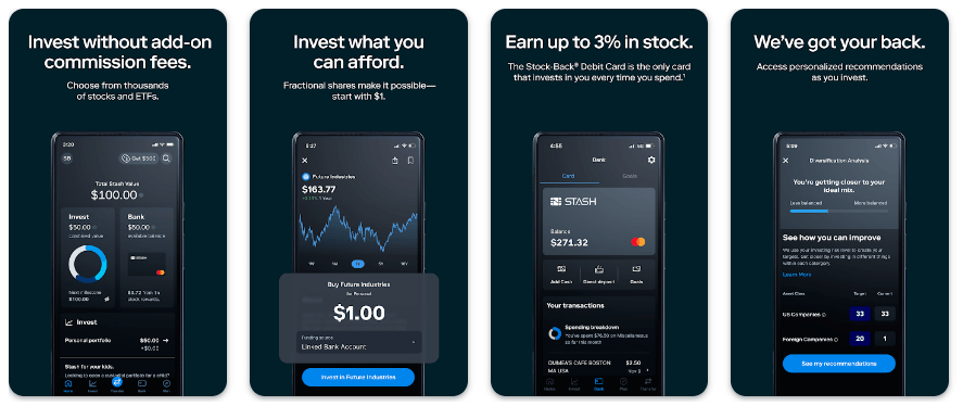 Stash: Invest. Learn. Save.