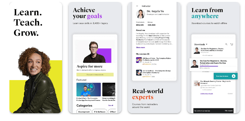 Udemy- Top 10 Best Education Apps