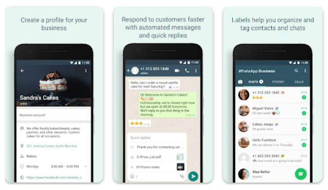 WhatsApp Business- Top 10 Best Communication Apps (Unlimited Chat) for Android