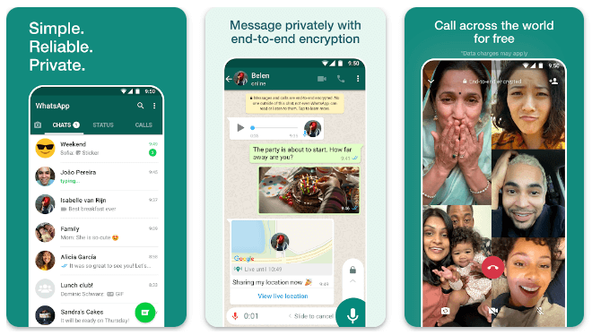 WhatsApp- Top 10 Best Social Apps