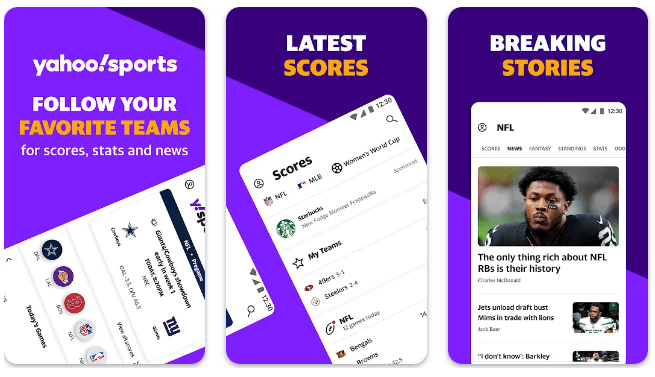 Yahoo Sports: Watch NFL games- Top 10 Best Sports Apps for Android